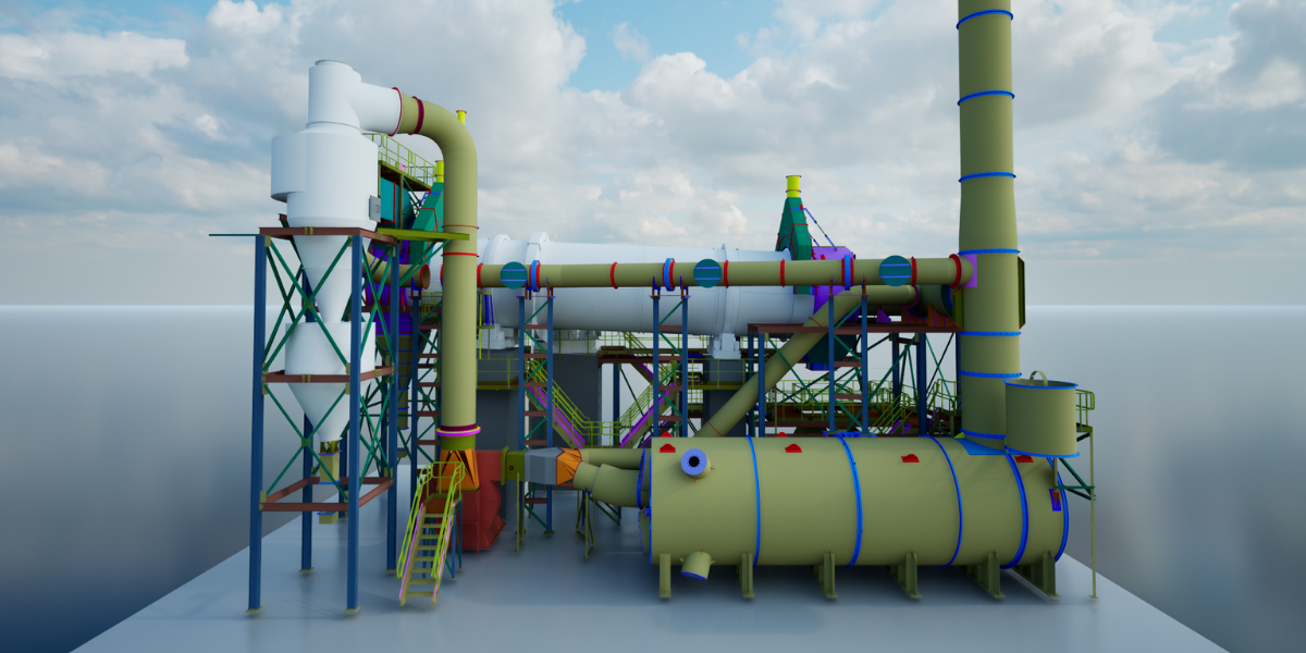 Novelis Corporation Recycling Plant - Steel detailing model by Cronus Steel Detailing - SDS2 by ALLPLAN