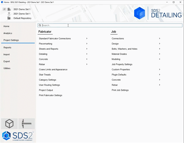 sds2-2021_home-screen_search-project-settings